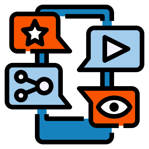 Spread the word on Social Media Icon